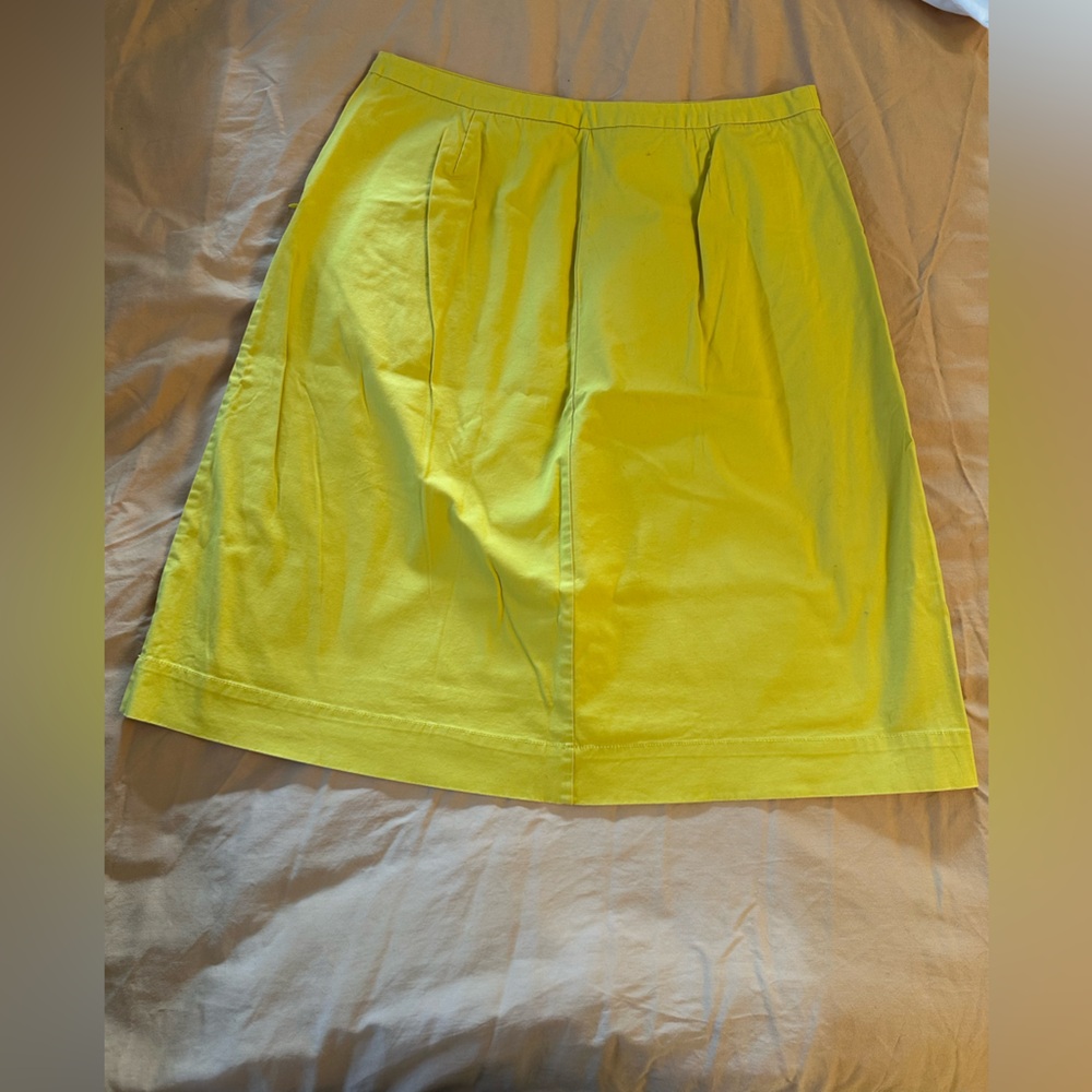 Biden A-line Bright Yellow Skirt